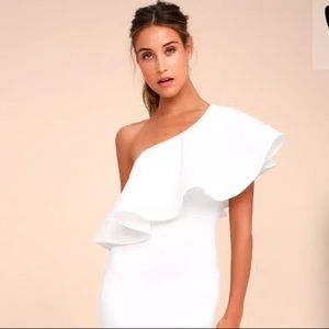 Lulu's Off the Shoulder Maxi Dress